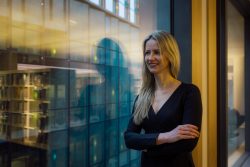 Business portrait Blonde business lady